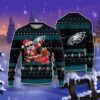 Philadelphia Eagles Santa Claus Ugly Christmas 3D Sweater Impressive Gift