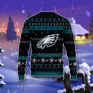 Philadelphia Eagles Santa Claus Ugly Christmas 3D Sweater Impressive Gift Product Photo 3
