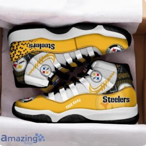 Pittsburgh Steelers Air Jordan 11 Sneakers Custom Name Sport Team Shoes For Men And Women Product Photo 2