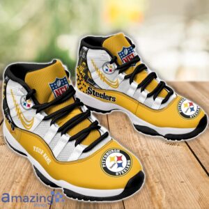 Pittsburgh Steelers Air Jordan 11 Sneakers Custom Name Sport Team Shoes For Men And Women Product Photo 3