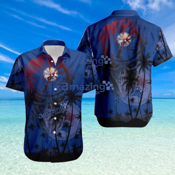 Pittsburgh Steelers NFL Halloween Tropical Beach Hawaiian Shirt New Product Photo 1