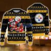 Pittsburgh Steelers Santa Claus Dabbing Funny Ugly Christmas Sweater For Men And Women