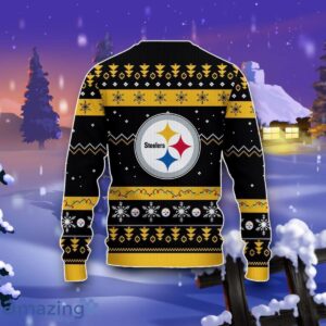 Pittsburgh Steelers Santa Claus Ugly Christmas 3D Sweater Impressive Gift Product Photo 3
