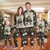 Pittsburgh Steelers Tis The Season Xmas Family Pajamas Set For Men Women Kid