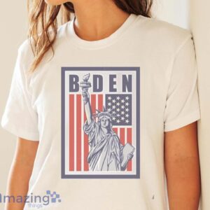POLITICAL SHIRT 2024 - Joe Biden Shirt, Biden Support Shirt, President Biden Shirt - White Ladies T-Shirt