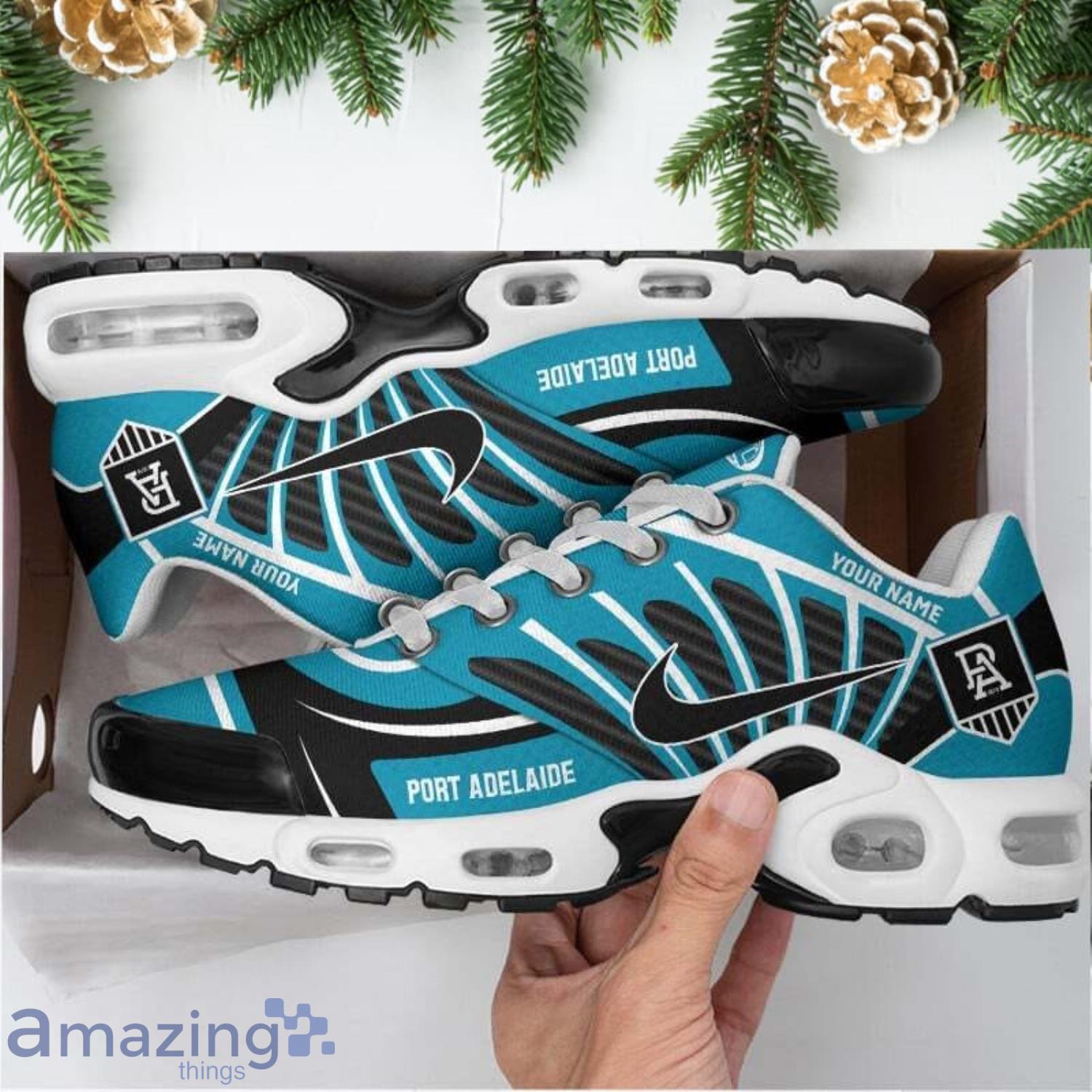 Port Adelaide Air Cushion Sports Shoes For Men And Women TN Shoes Sneakers Custom Name Limited Shoes image Port Adelaide Air Cushion Sports Shoes For Men And Women TN Shoes Sneakers Custom Name Limited Shoes Product Photo 2