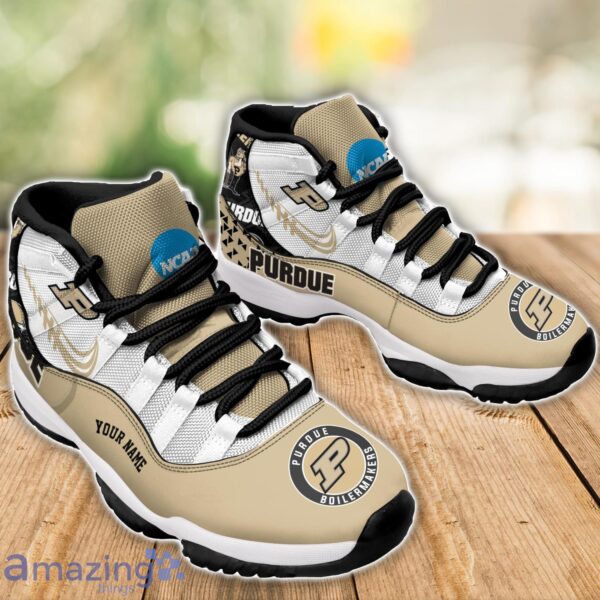 Purdue Boilermakers Air Jordan 11 Sneakers Custom Name Sport Team Shoes For Men And Women Product Photo 3