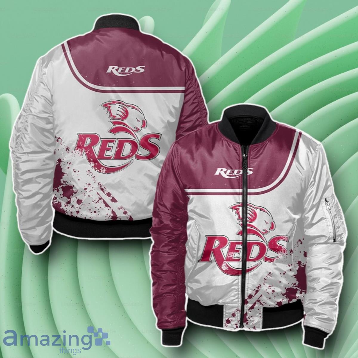 Queensland Reds Bomber 3D Beautiful Gift For Everyone image Queensland Reds Bomber 3D Beautiful Gift For Everyone Product Photo 1