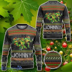 Raphael TMNT Ugly Christmas New Style Custom Name Ugly Sweater Impressive Gift image Raphael TMNT Ugly Christmas New Style Custom Name Ugly Sweater Impressive Gift Product Photo 2