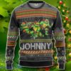 Raphael TMNT Ugly Christmas New Style Custom Name Ugly Sweater Impressive Gift