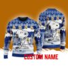 Real Madrid Snoopy Happy Christmas Ugly Sweater Best Gift Personalized