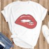 Red Lips T-Shirt, Expressive Lips, Cute Gift for Girl Friend, Sugar Lips Sweatshirt