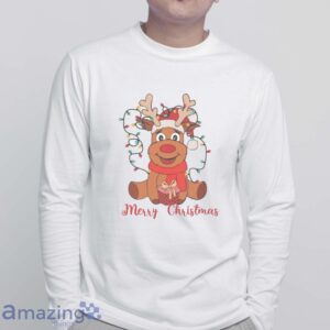 Reindeer Merry Christmas Shirt, Christmas Family Shirt - White Sweatshirt