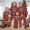 Relaxation Diamond Logo Chicago Bear Christmas Pajamas Set Family For Adults