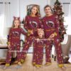 Relaxation Santa Hat Logo Arizona Cardinal Christmas Family Pajamas Set For Men Women Kids