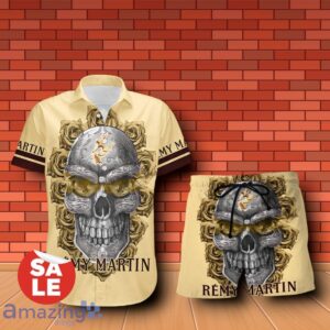 Remy Martin Sukull Rose 3D Hawaiian Shirt & Shorts For Men Women Product Photo 1