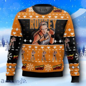 Ronda Rousey Ugly Christmas Sweater New Design Product Photo 1