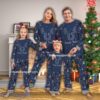 Routine Reindeer Logo Indianapolis Colt Pajamas Set Family Christmas For Adults
