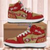 San-Francisco-49ers Air Jordan 1 Sneakers Shoes For Fans