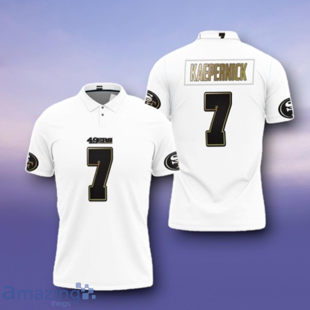 San Francisco 49ers Colin Kaepernick Season Golden Edition Inspired Style Polo Shirts Best Gift image San Francisco 49ers Colin Kaepernick Season Golden Edition Inspired Style Polo Shirts Best Gift Product Photo 1