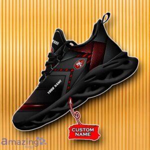San Francisco 49ers Max Soul Shoes Custom Name Style Gift For Men Women image San Francisco 49ers Max Soul Shoes Custom Name Style Gift For Men Women Product Photo 2