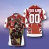 San Francisco 49ers Nfc West Division Super Bowl For Fans Custom Number & Name Polo Shirts Best Gift