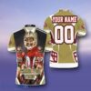 San Francisco 49ers Super Bowl Nfc West Division Champions Custom Number & Name Polo Shirts Best Gift