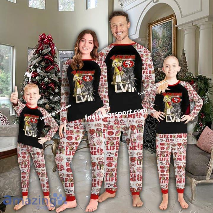 San Francisco 49ers Super Bowl Xmas Family Pajamas Set For Men Women Kid image San Francisco 49ers Super Bowl Xmas Family Pajamas Set For Men Women Kid - San Francisco 49ers Super Bowl Xmas Family Pajamas Set For Men Women Kid