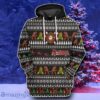 Santa Village Firefighter Ugly Christmas Sweater Style Gift Custom Hoodie
