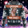 Saturday Night Live I Gotta Have More Cowbell Ugly Christmas Sweater Style Gift