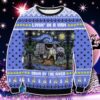 Saturday Night Live Matt Foley Livin’ In A Van Down By The River Ugly Christmas Sweater Style Gift
