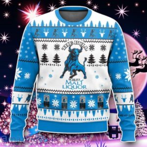 Schlitz Malt Liquor 3D Sweater Christmas Gift Ugly Christmas Sweater Style Gift Product Photo 1