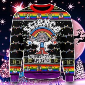 Science LGBT Christmas Sweater Style Gift Product Photo 1