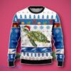 Sea Turtle Christmas Lights Funny Santa Hat Ugly 3D Sweater Unique Gift