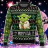 Season It Is Jolly To Be Yoda Ugly Christmas Sweater Style Gift