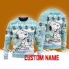 Seattle Kraken Snoopy Happy Christmas Ugly Sweater Best Gift Personalized