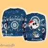 Seattle Mariners MLB Snoopy and Woodstock Cute Personalized Number Christmas Ugly Sweater New Gift Limited Edition