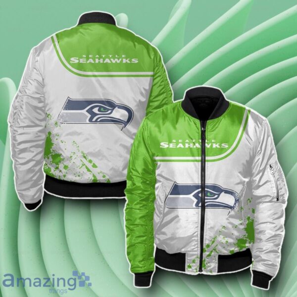 Seattle Seahawks Bomber 3D Beautiful Gift For Everyone Product Photo 1