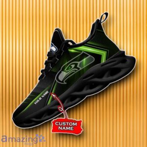 Seattle Seahawks Max Soul Shoes Custom Name Style Gift Men And Women image Seattle Seahawks Max Soul Shoes Custom Name Style Gift Men And Women Product Photo 2