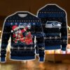 Seattle Seahawks Santa Claus Dabbing Funny Ugly Christmas Sweater For Men And Women