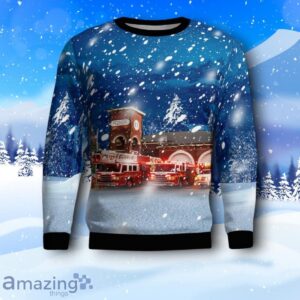 Seminole County, Florida, Seminole County Fire Department AOP Christmas Sweater Product Photo 2