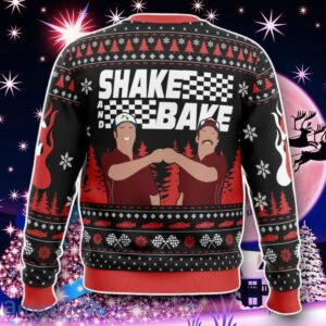 Shake And Bake Talladega Nights Ugly Christmas Sweater Style Gift Product Photo 2