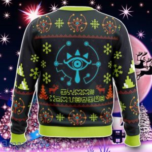 Sheikah Zelda Ugly Christmas Sweater Style Gift Product Photo 2