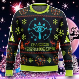 Sheikah Zelda Ugly Christmas Sweater Style Gift Product Photo 1