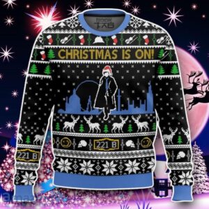Sherlock Benedict Cumberbatch Christmas Ugly Sweater Style Gift Product Photo 1