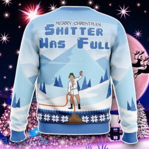 Shitter Was Full National Lampoon’s Christmas Vacation Ugly Christmas Sweater Style Gift Product Photo 2