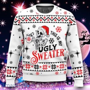 Skeleton This Is My Ugly Sweater Christmas Ugly Sweater Style Gift Product Photo 1