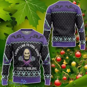 Skeletor He Man I Like To Feel Evil Christmas Custom Ugly Sweater Impressive Gift Product Photo 2