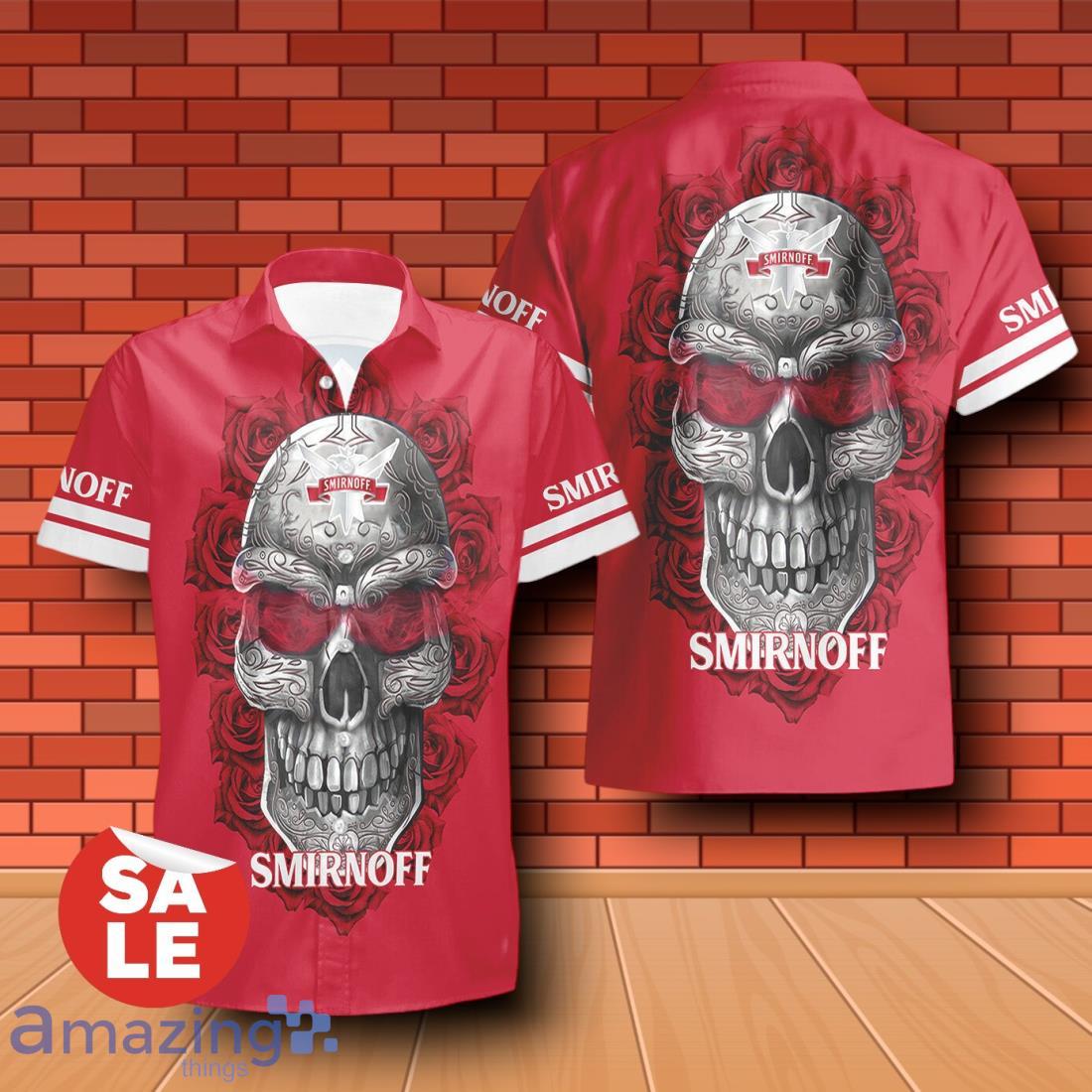 Smirnoff Vodka Sukull Rose 3D Hawaiian Shirt & Shorts For Men Women image Smirnoff Vodka Sukull Rose 3D Hawaiian Shirt & Shorts For Men Women Product Photo 2