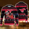 SMU Mustangs Santa Claus Dabbing Funny Ugly Christmas Sweater For Men And Women